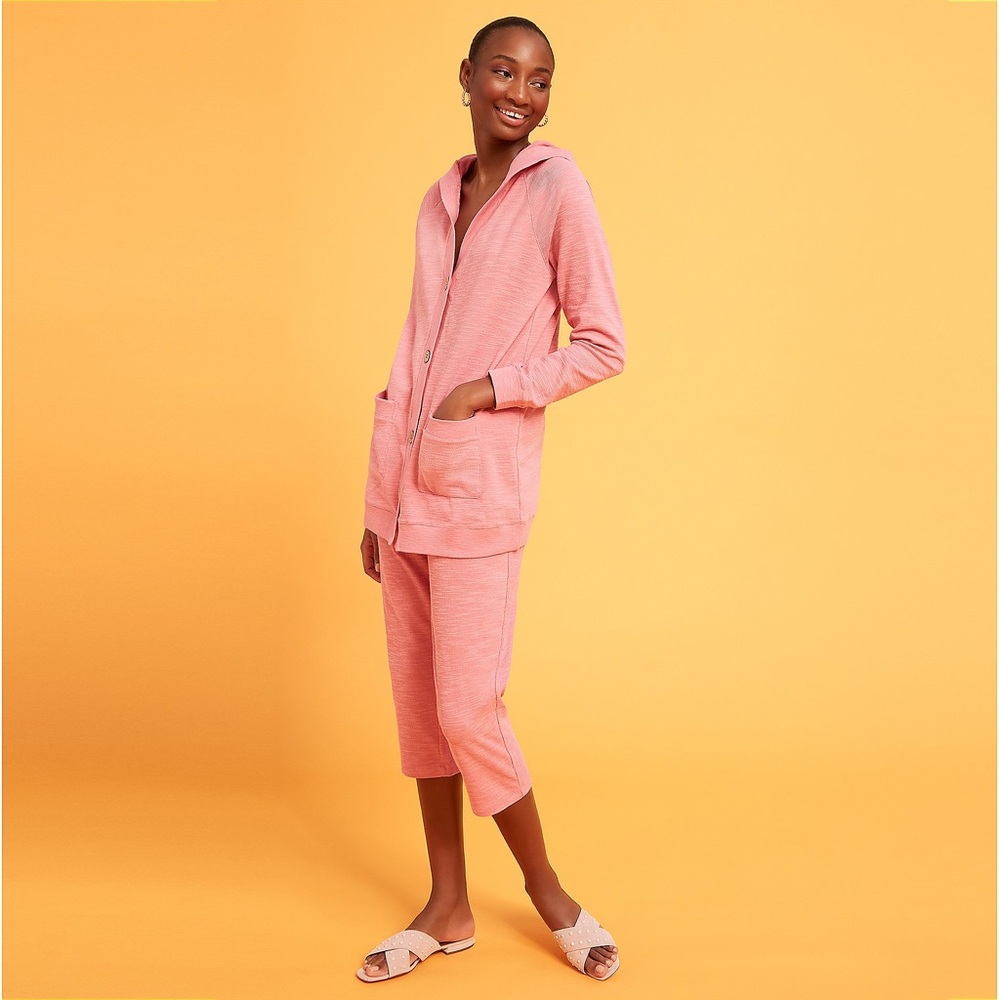 Isaac Mizrahi Live! Bridgehampton Knit Crop Pants Lychee Pink 5X